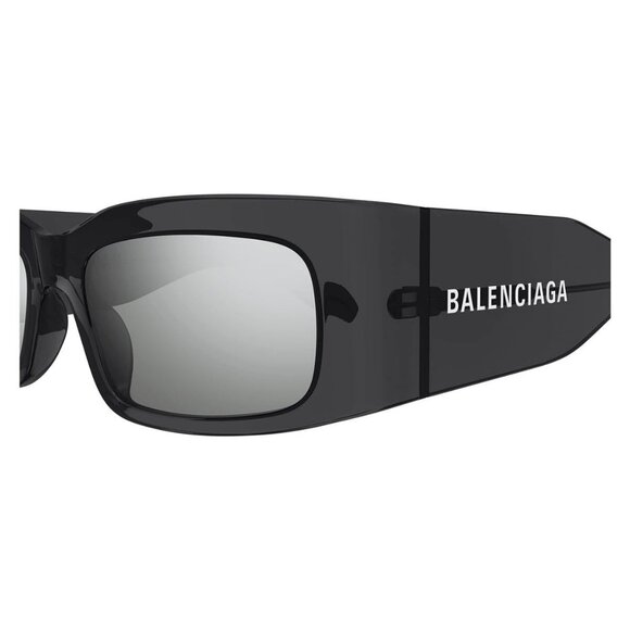 New BALENCIAGA Everyday Grey Square BB0328S 003 Sunglasses Women - Picture 3 of 4
